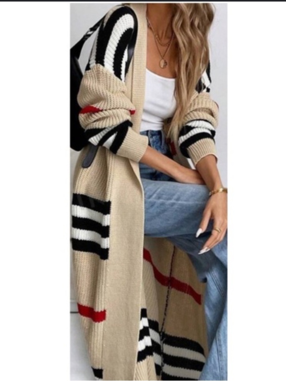 Designer inspired long cardigan - Picture 2 of 10